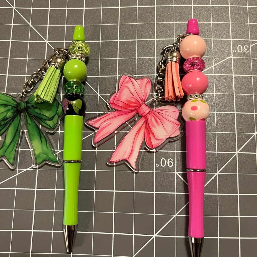 W Beaded Pens
